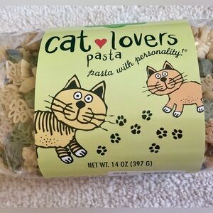NWT Cat Lovers Pasta